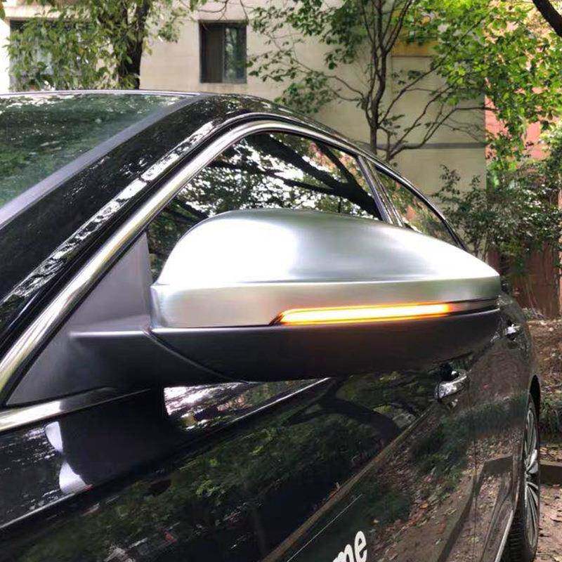 适用奥迪A3A4LLA7A8Q3Q5蓝Q6A7后视镜流水流光动奥迪A3后态转向灯