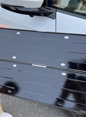 4车26款极氪001专用牌架全包牌照框81140托2碳纤纹新-款极氪001