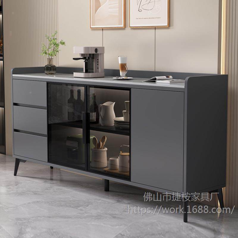 现极简代高档轻奢岩纳板靠墙OTV餐边柜客餐厅多功能储物厨房厅柜,标准件/零部件/工业耗材,车间地垫,淘宝优惠券,粉丝福利购,淘宝优惠卷