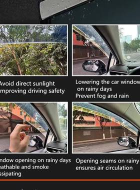 适用吉利博瑞/博瑞GE/GC9晴雨挡车窗雨眉遮阳板改装WindowVisor