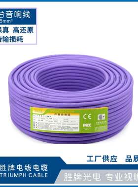 胜牌纯铜音响线连接线音箱线音频线喇叭线材300支500型600支100米