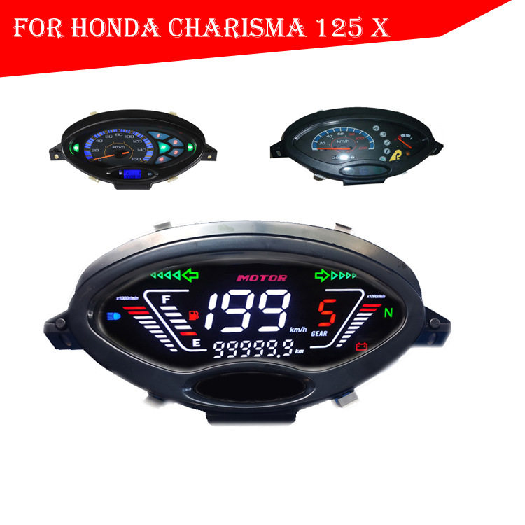 WAVE125S数字仪表总成CHARISMA125X女装车CUB100电子仪表改装表