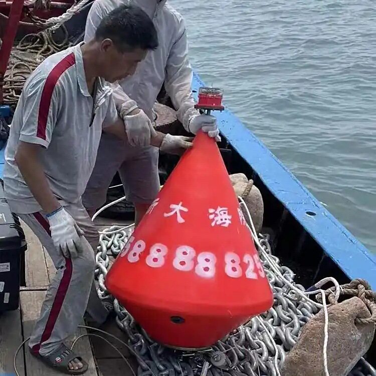 生态保护区浮标夜间导航辅助性能稳好潮汐水位预警立式浮标
