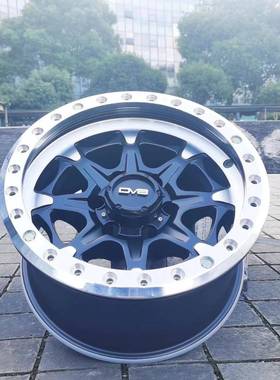 黑犀牛坦克300改装BJ40普拉多H9牧马人FJ防脱Y62越野负值轮毂17寸