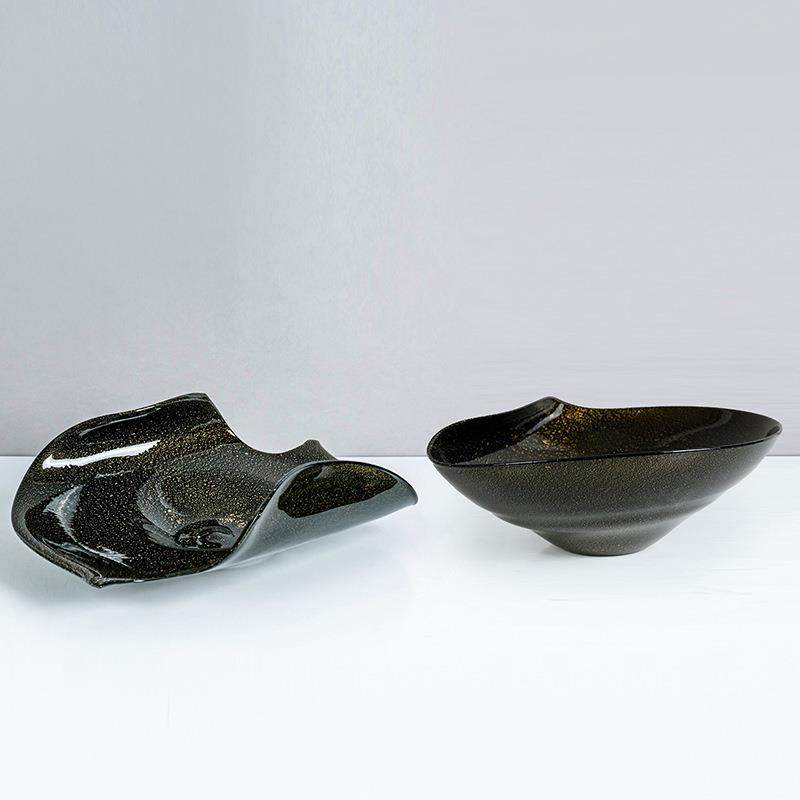 钻石星黑金手工玻璃果盘现代轻奢家居设计装饰盘现货,农用物资,其他肥料,淘宝优惠券,粉丝福利购,淘宝优惠卷