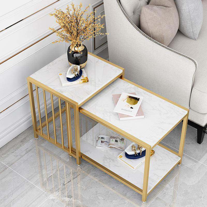 北欧边几沙发边柜轻奢创意角几客厅大理石小茶几侧边角柜家用包邮