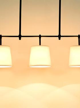 led吊灯美式乡村三头吊灯吧台餐厅吊灯家用餐桌厨房简约吊灯