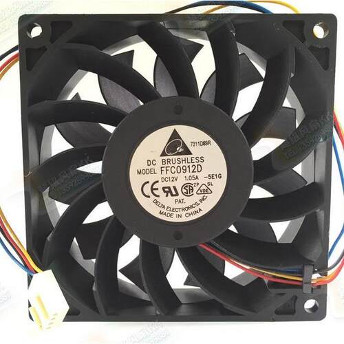 台达台达FFC0912D902512V1.05A9CM9厘米4线PWM暴力机箱风