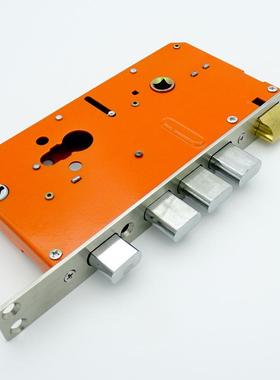 瓶花1.0厚不分左右拉手+24*2450铜舌无钩锁体+7铜80009柄整锁芯套