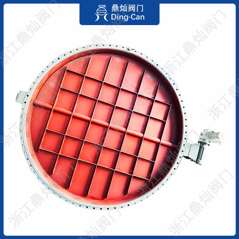 电动通风管蝶阀气动粉尘道阀烟气蝶阀方形蝶叶阀多圆形百无品牌/