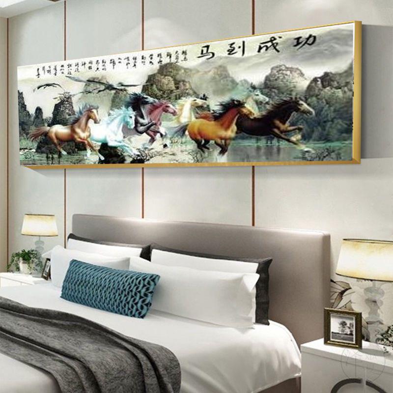 客钻石画满钻新M2205款骏图十字绣厅点贴钻八石绣马到成功钻点钻