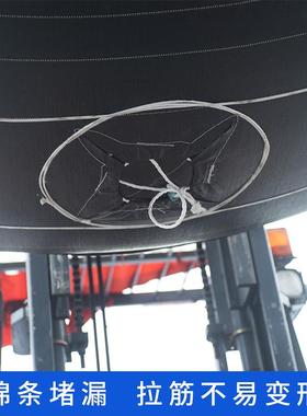 黑色吨包袋炭黑打集装太袋化吨包吨黑色空袋快递中转袋RYI包袋