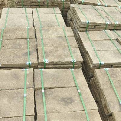 仿古老面麻石旧962石板自然庭院地铺石园林建公古园场石材广老石