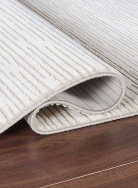 土油耳其200111无胶地毯厅家用威尔顿机织米白色高级奶卧室沙发客