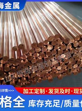 现货MMFT2紫铜接地铜棒和可工尖加头螺纹棒铜包钢接地棒镀铜圆钢