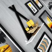 实木_D91相1_4D911寸大框北欧实2木 照片墙组合框可换相片客厅装