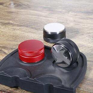 不锈JS意式咖啡机钢布粉器马卡龙咖啡粉锤压粉器一字布器填粉压器