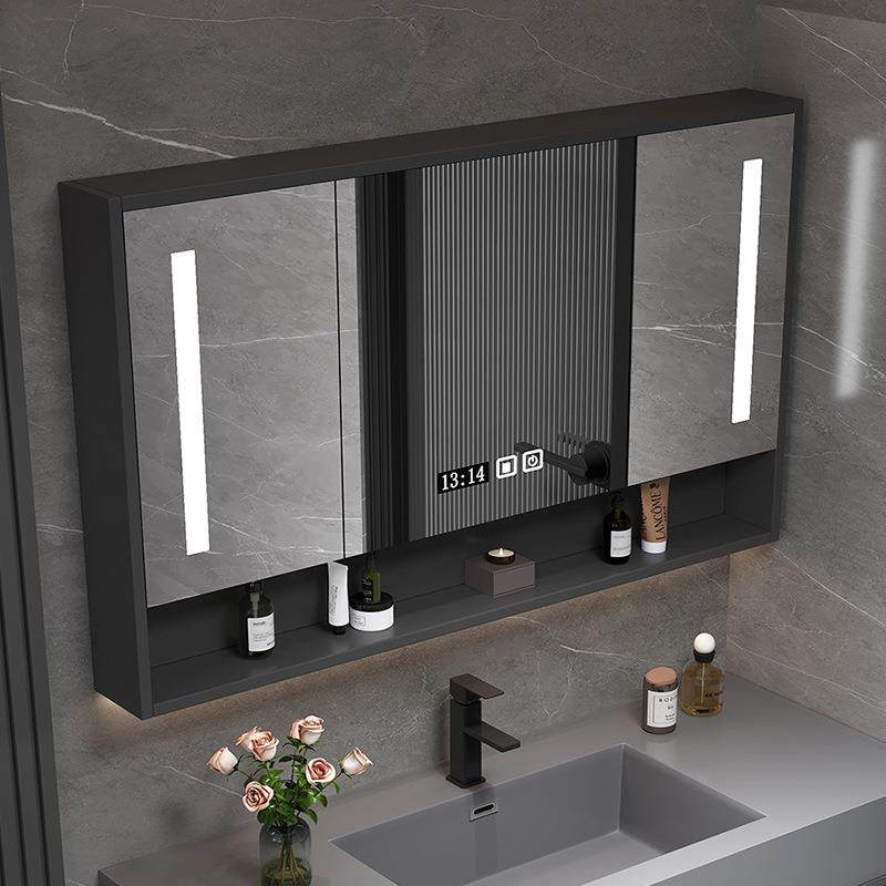 实木智能浴室镜柜带灯储物卫生间除雾浴室镜挂墙式洗手间带置物架,节庆用品/礼品,新娘配件,淘宝优惠券,粉丝福利购,淘宝优惠卷