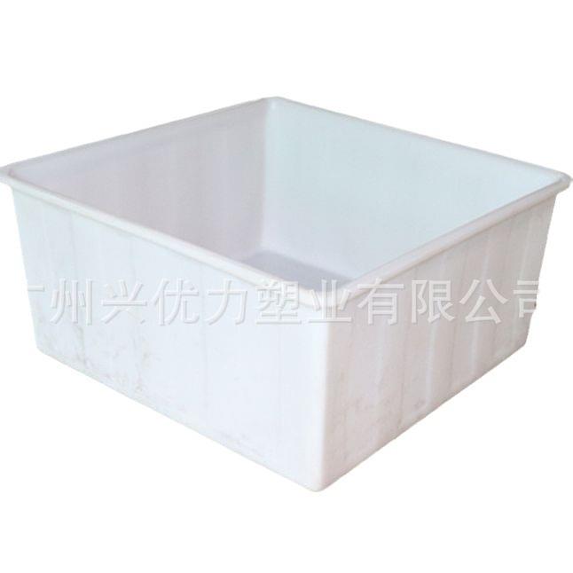 纺织厂装布用多规格塑料PE方形桶/可移动塑料方形印染水箱