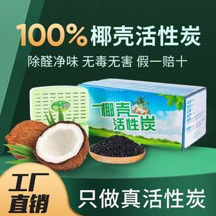 1000碘椰壳活性炭包净化空气新房除甲醛汽车除异味家用除味剂碳包