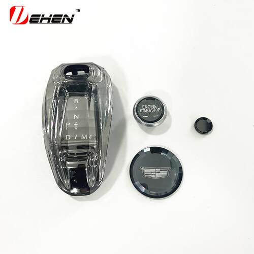 适用凯迪拉克水晶档把CT5CT6XT4XT5XT6内饰改装排挡四件套旋