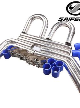 直销汽车改装进气歧管中冷器管、铝管八件套610MM长