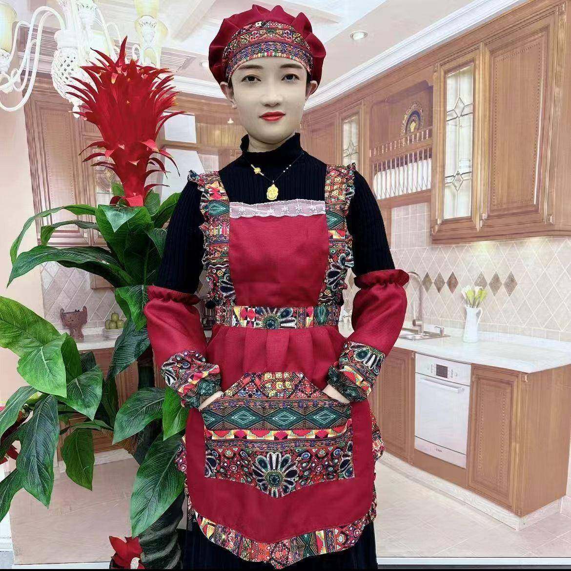 中国风围裙女印字美甲店家用厨房围腰茶艺师花艺店甜美,工业油品/胶粘/化学/实验室用品,其他实验室设备,淘宝优惠券,粉丝福利购,淘宝优惠卷