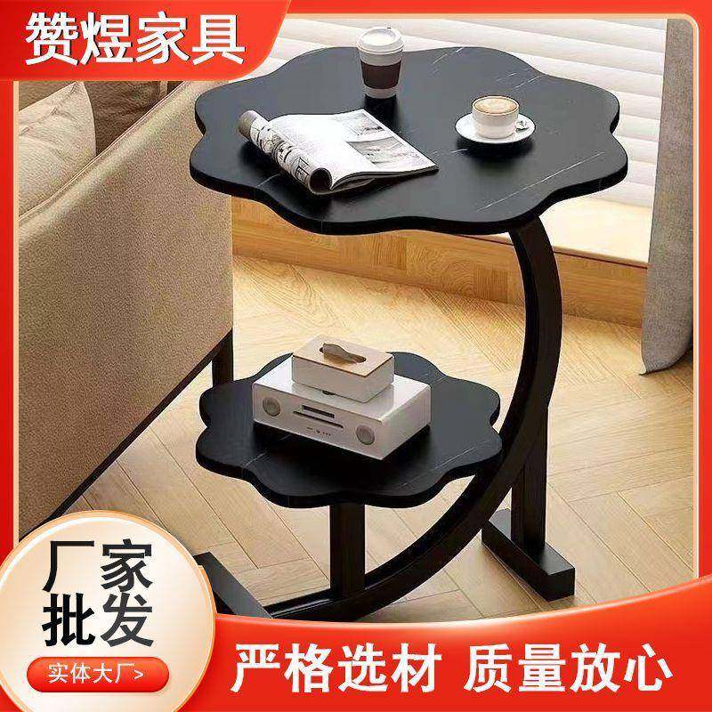 奶油风小茶几床头小桌子客厅沙发边几现代简约时尚双层家用床头柜,纺织面料/辅料/配套,纺织机械配件,淘宝优惠券,粉丝福利购,淘宝优惠卷