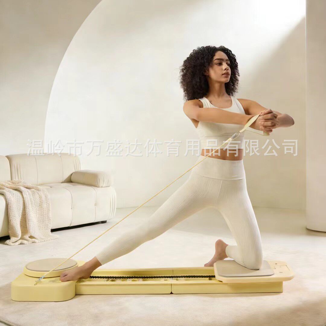 普拉提床健腹板普拉提核心床家用迷你柔体机居家锻炼可折叠瑜伽床