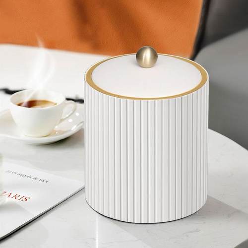 桌面垃圾桶奢0463家用卧室小号网红可爱迷客你风厅茶几轻高颜值带