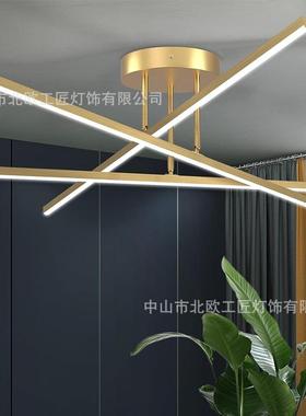 极简式吊意灯欧客厅31181灯北灯具现代简厅约卧室餐吊灯设计感客