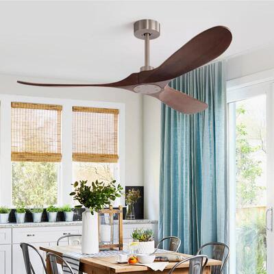 北欧大风力实扇木新吊客厅餐厅工业复古商用553无变频家用灯款电