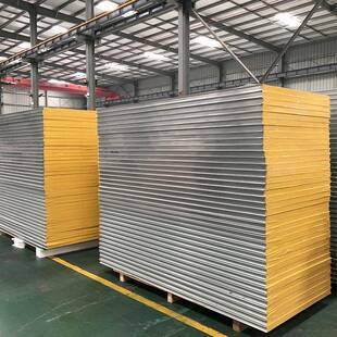 机硅岩夹芯制净化硅岩芯板夹防火隔热钢彩板轻质隔墙吊顶沫板洁净
