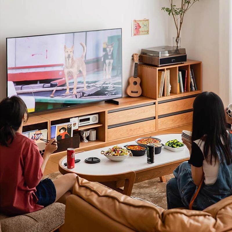 北欧模13095块柜自实木多功能由合柜电视柜式飘窗客厅家用组收纳