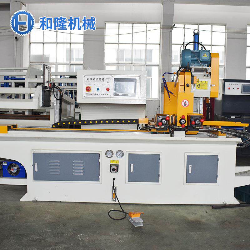450C450CNCN全自动切管机管圆方管下机厚壁实C心棒料料切割机数控