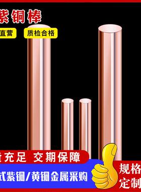 C1100氧无铜棒厂家应T零2紫铜JOJ棒供红铜棒3-200mm紫铜棒实心切