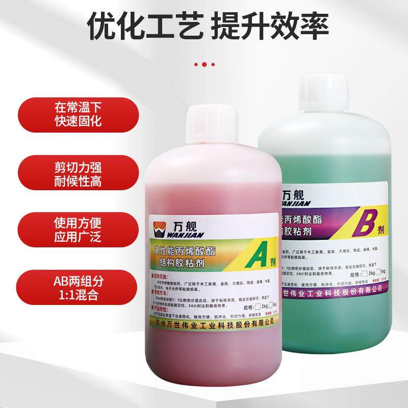 万高能烯酸酯结丙构胶BLY青红ab胶强力金属陶瓷舰木石性材快干胶,工业油品/胶粘/化学/实验室用品,工业结构胶,淘宝优惠券,粉丝福利购,淘宝优惠卷