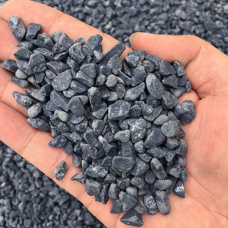 50斤灰662色黑色砾深石水洗枯山水庭花园造景青石碎石石子铺地米