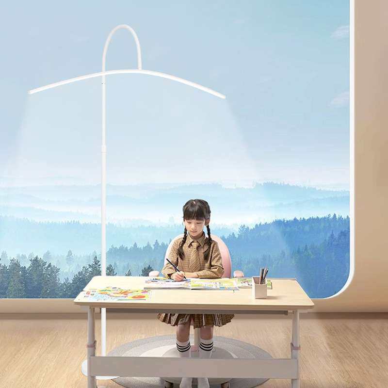 弧形立式台灯护眼灯落地灯看书儿童写作业学习专用LED钢琴阅读灯