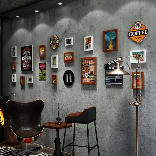 分_0工02高5大款复古业风0025照片墙子组合装饰画相框挂画装饰框