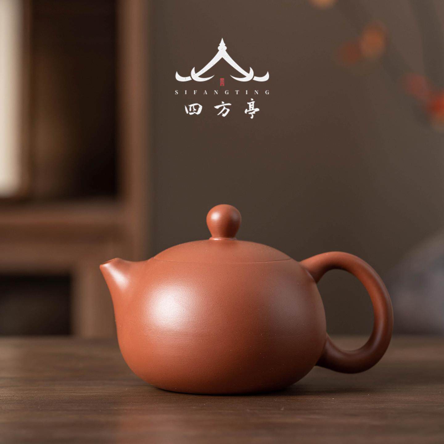 宜兴紫砂壶纯手工小茶壶紫砂茶具套装泡茶家用2026新款朱泥西施壶