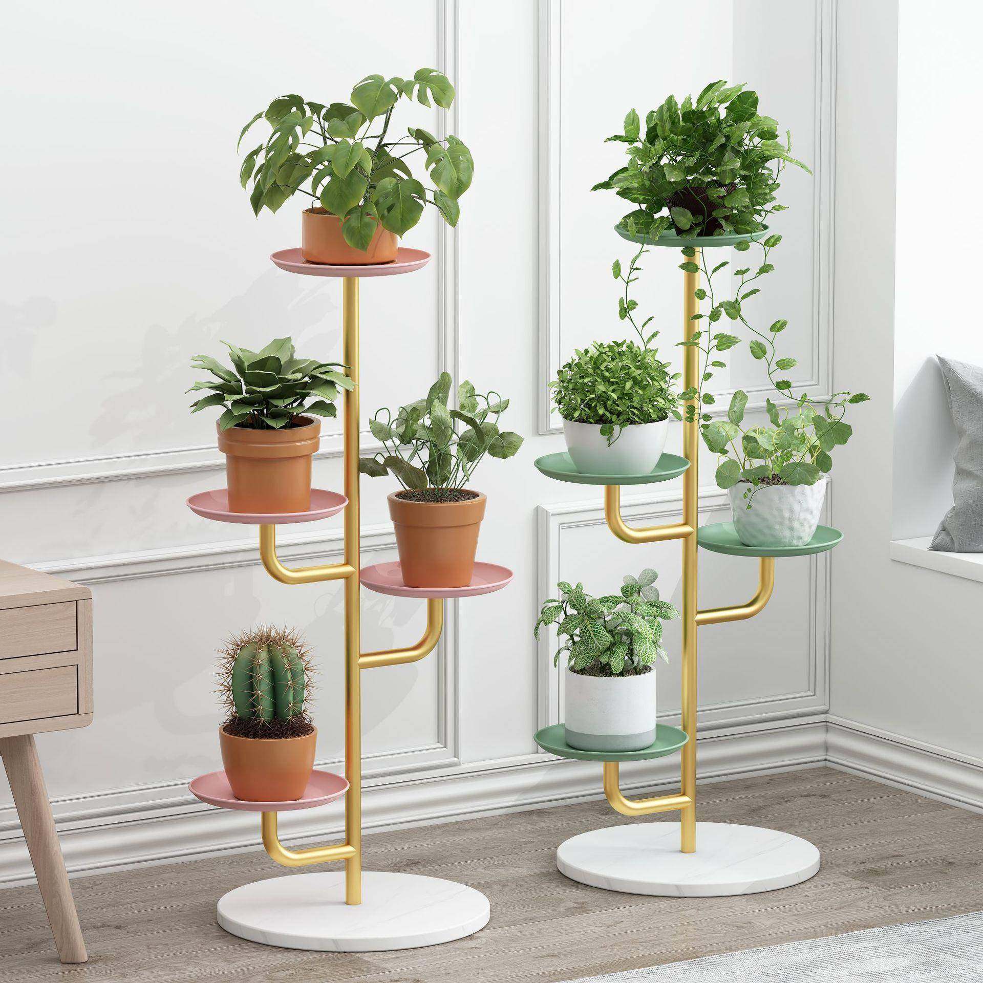 北欧铁艺花架金色简约现代客厅室内花盆架绿萝落地多层置物花架子,纺织面料/辅料/配套,纺织机械配件,淘宝优惠券,粉丝福利购,淘宝优惠卷