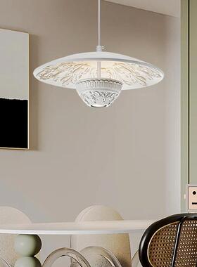 法式餐厅吊灯吧台岛台灯服装店白色卧室床头装饰灯北欧奶油风灯具