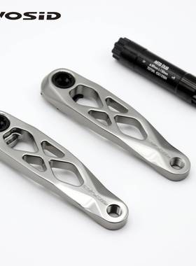 山地车DUB牙盘170mm中空一体曲柄组镂空CNC高强度曲柄组5DEV