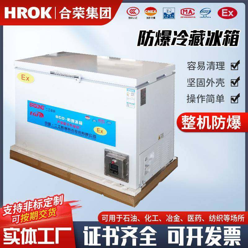 卧式单开门双开门防爆冰箱冰柜超低温防爆双温立式冰箱冷藏冷冻