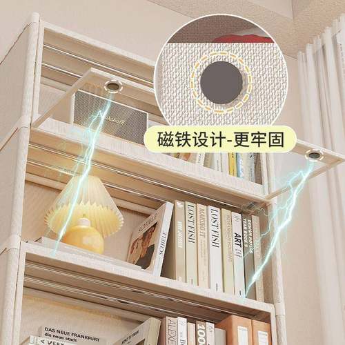 书架家用结实耐用儿童书本收纳柜落地宿舍学生书桌旁多层置物架