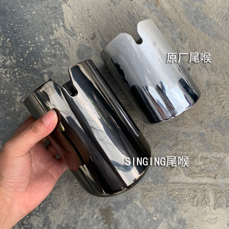 适用18-21款宝马X4X3改装专用排气管装饰尾喉不锈钢汽车用品配件