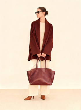 【交个朋友】步森busen女士呢大衣秋冬气质大翻领毛呢外套高级感