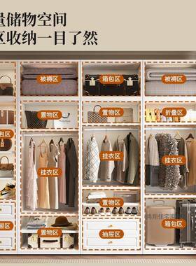 铁柜艺橱衣家用卧储物柜儿童钢制室衣无小户型杂物HYT储藏铁皮柜