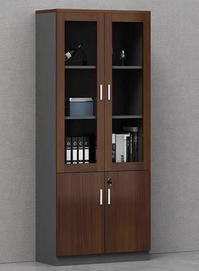 高办公室件柜档案柜木质书柜组合落地储物柜资柜文GPBA4料柜简约